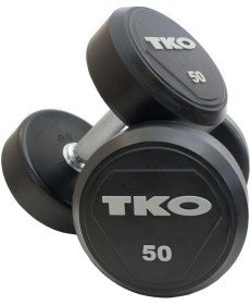 Гантель TKO K828RR-34 прогумована 1 х 34 кг
