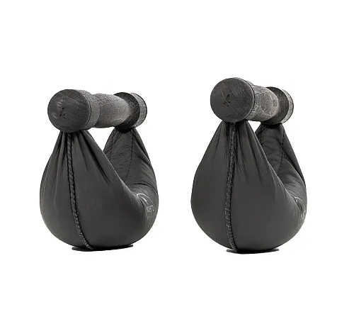 Гантелі NOHRD SwingBell Чорний Бук 2 х 4 кг