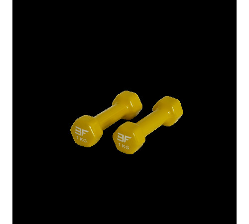 Гантель вінілова 1 кг Bauerfitness AC-1402 Гантель вінілова 1 кг Bauerfitness AC-1402
