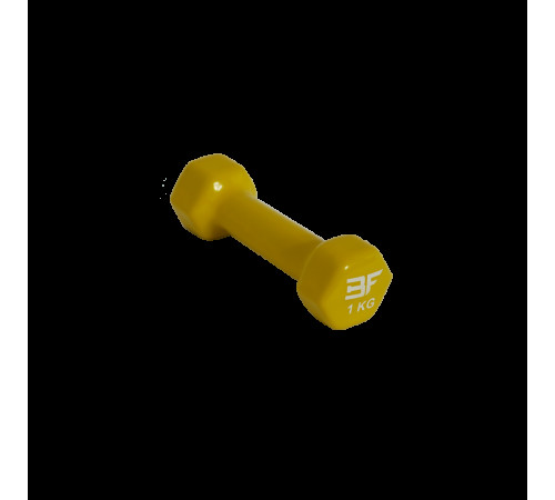 Гантель вінілова 1 кг Bauerfitness AC-1402 Гантель вінілова 1 кг Bauerfitness AC-1402