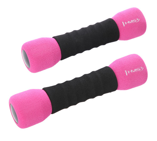 Гантелі HMS CM06 2 x 1 кг, рожеві