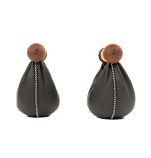 Гантелі NOHRD SwingBell Чорний Горіх  2 х 2 кг