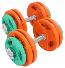Гантелі Gorilla Sports Gripper 100758-00009-0032 2 x 15 кг