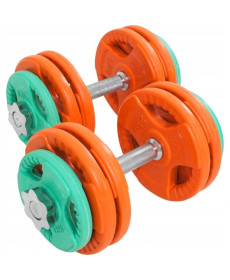 Гантелі розбірні Gorilla Sports Gripper 100758-00009-0032 2 x 15 кг