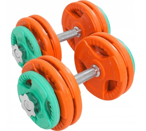 Гантелі Gorilla Sports Gripper 100758-00009-0032 2 x 15 кг