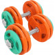 Гантелі Gorilla Sports Gripper 100758-00009-0032 2 x 15 кг