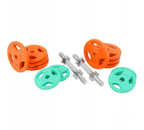 Гантелі Gorilla Sports Gripper 100758-00009-0032 2 x 15 кг