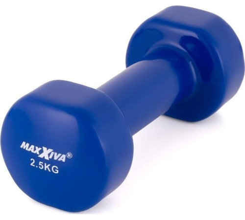 Гантелі Maxxiva D85015 вінілові 2 x 2,5 кг Гантелі Maxxiva D85015 вінілові 2 x 2,5 кг