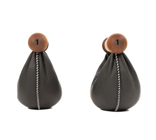 Гантелі NOHRD SwingBell Чорний Горіх 2 х 1 кг