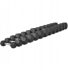 Гантелі шестигранні Gorilla Sports Hex 4-25 кг