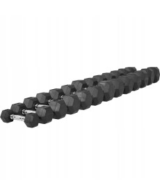 Гантелі шестигранні Gorilla Sports Hex 4-25 кг
