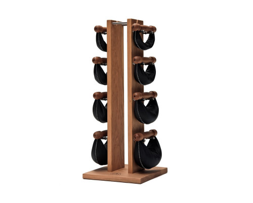 Гантелі з підставкою NOHrD SwingBel Tower 2-8 Kg Set Oxbridge Cherry Leather