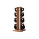 Гантелі з підставкою NOHrD SwingBel Tower 2-8 Kg Set Oxbridge Cherry Leather