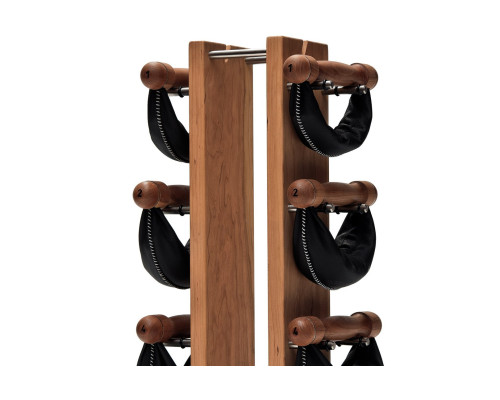 Гантелі з підставкою NOHrD SwingBel Tower 2-8 Kg Set Oxbridge Cherry Leather