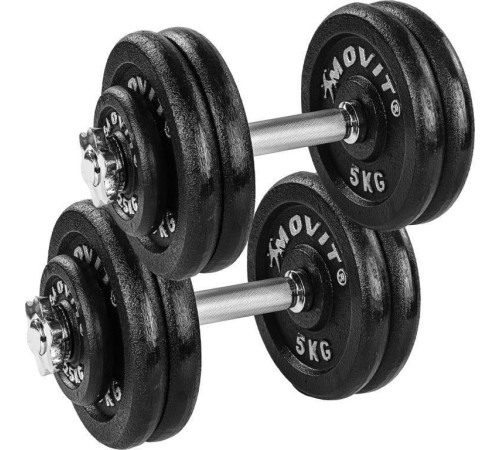 Гантелі розбірні чавунні Movit M81037 2 x 25 кг