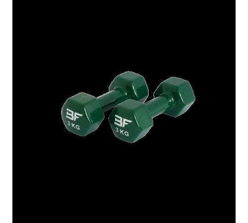 Гантель вінілова 3 кг Bauerfitness AC-1404 Гантель вінілова 3 кг Bauerfitness AC-1404