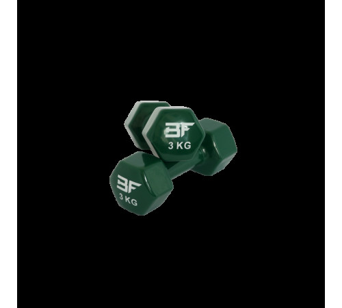 Гантель вінілова 3 кг Bauerfitness AC-1404 Гантель вінілова 3 кг Bauerfitness AC-1404