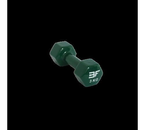 Гантель вінілова 3 кг Bauerfitness AC-1404 Гантель вінілова 3 кг Bauerfitness AC-1404