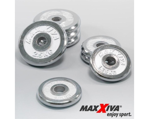 Гантелі Maxxiva D83768 хромовані 2 x 10 кг