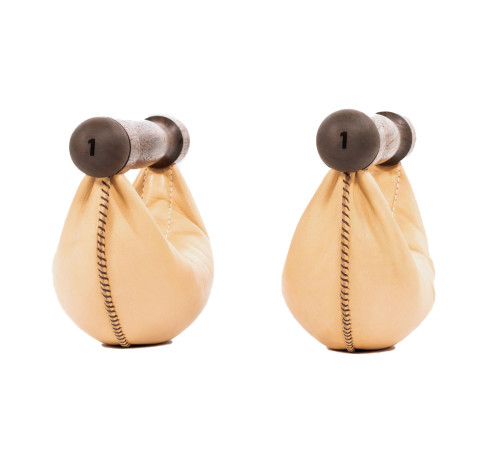 Гантелі NOHRD SwingBell Горіх 2 х 1 кг