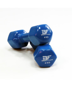 Гантель вінілова 4 кг Bauerfitness AC-1405