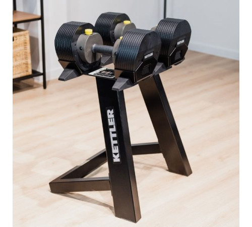 Гантелі від 4,5 до 24,9 кг VARIO DUMBBELLS SELECT 55 + стійка KETTLER