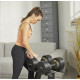 Гантелі від 4,5 до 24,9 кг VARIO DUMBBELLS SELECT 55 + стійка KETTLER