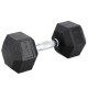 Гантель HMS HEX PRO BLACK 16 кг