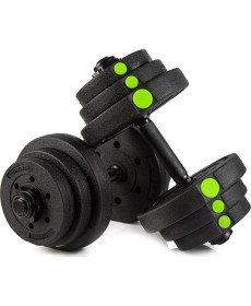 Гантелі розбірні бітумні Zipro 2 х 10 кг