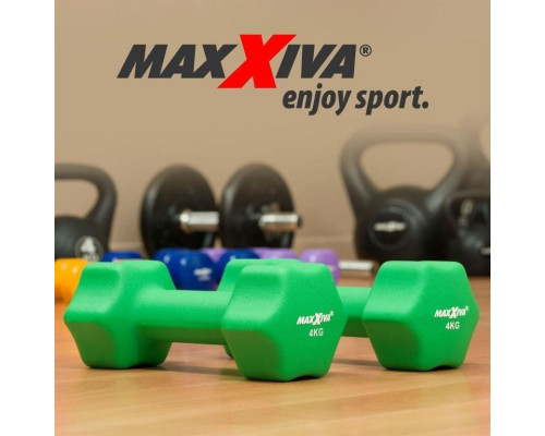 Гантелі Maxxiva D84988 неопренові 2 x 4 кг