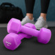 Гантелі неопренові Gymtek Hex 2 х 3 кг, фіолетовий