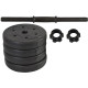 Гантель розбірна бітумна Eb Fit B/Box 10 кг