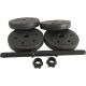 Гантель розбірна бітумна Eb Fit B/Box 10 кг