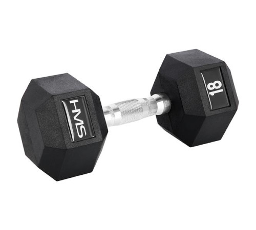 Гантель HMS HEX PRO 18 кг Гантель HMS HEX PRO 18 кг