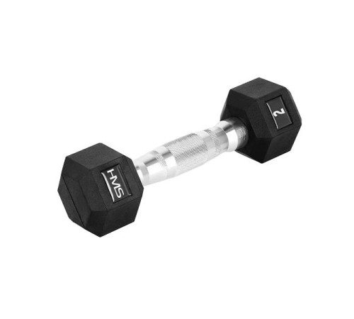 Гантель шестигранна HMS HEX PRO, 2 кг Гантель шестигранна HMS HEX PRO, 2 кг