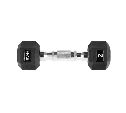 Гантель шестигранна HMS HEX PRO, 2 кг Гантель шестигранна HMS HEX PRO, 2 кг