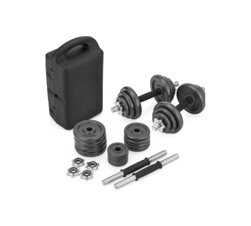 Гантелі розбірні чавунні Gymtek у кейсі 2 х 10 кг