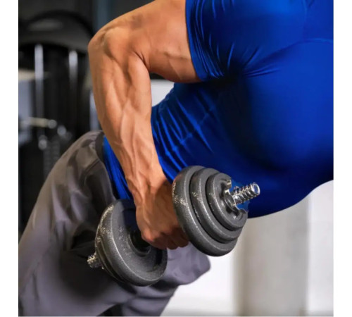 Гантелі розбірні чавунні Gymtek у кейсі 2 х 10 кг