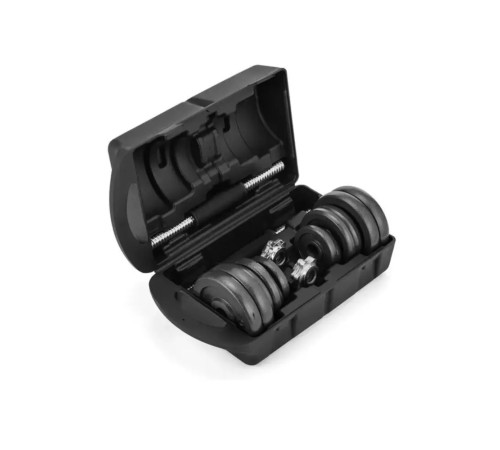 Гантелі розбірні чавунні Gymtek у кейсі 2 х 10 кг