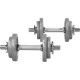 Гантелі чавунні Gorilla Sports 2 x 13,5 кг, сірі