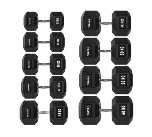 Гантель HMS HEX PRO 20 кг Гантель HMS HEX PRO 20 кг