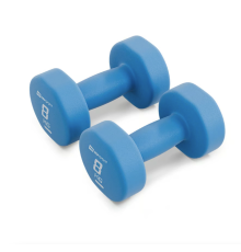 Гантелі неопренові Hop-Sport HS-V080DR 2 x 8 кг блакитний