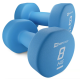 Гантелі неопренові Hop-Sport HS-V080DR 2 x 8 кг блакитний