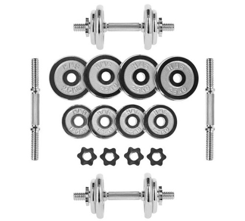 Гантелі розбірні в кейсі HMS STC20, 20 кг