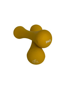 Неопренова фітнес гантель WCG по 2 кг (2х2)