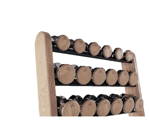 Гантелі з підставкою NOHRD Oak Vintage Гантелі з підставкою NOHRD Oak Vintage