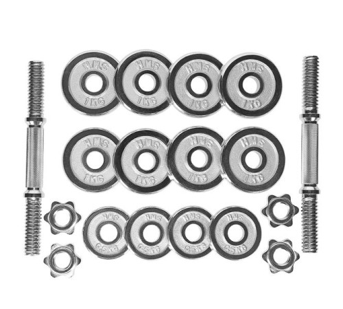 Гантелі розбірні в кейсі HMS STC15, 15 кг