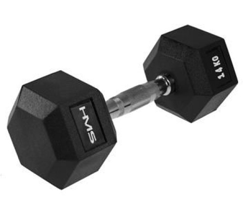 Гантель шестигранна HMS HEX PRO, 14 кг Гантель шестигранна HMS HEX PRO, 14 кг