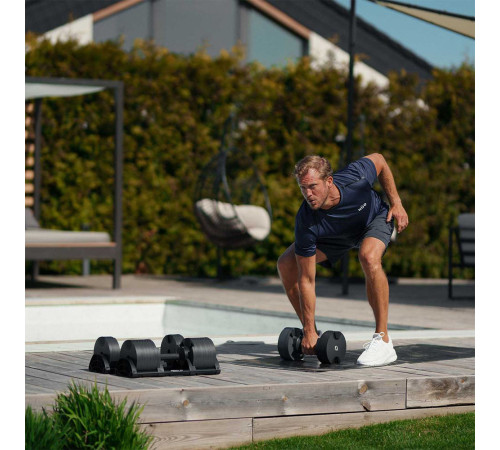 Гантелі набірні NUO Nuobell All Black 2-20 кг пара