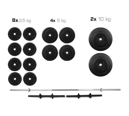 Штанга + Гантелі Набір 70 кг WCG